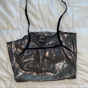 Shiny Metallic Body Suit